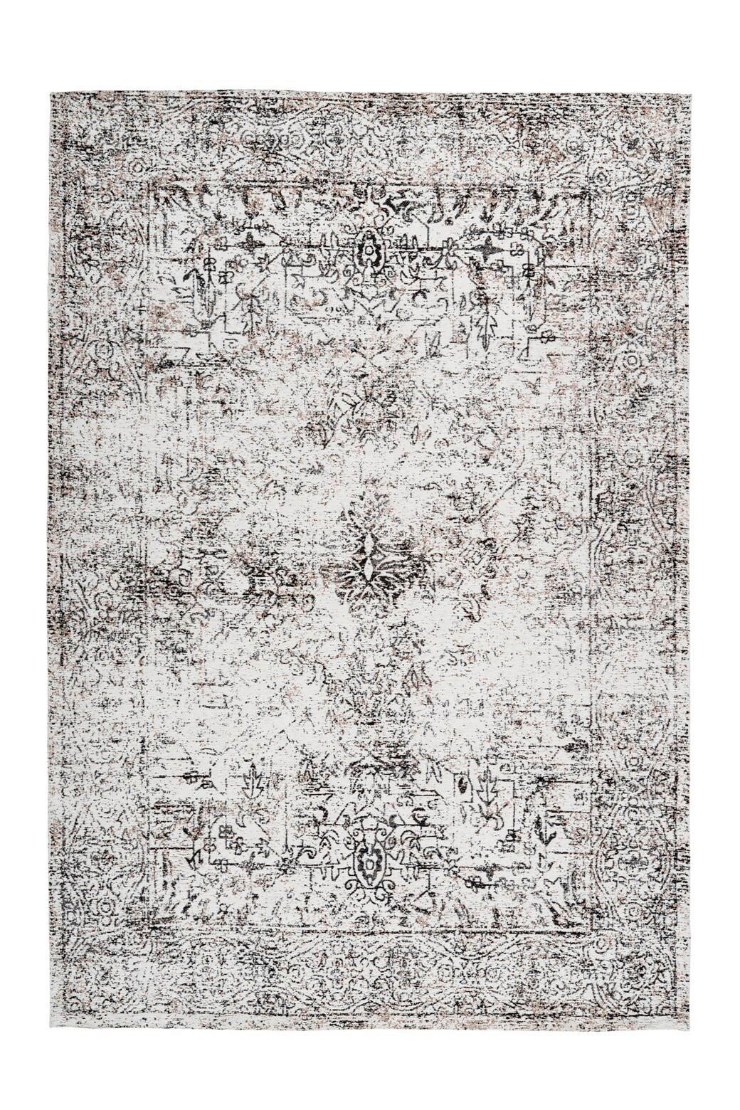 LÄUFER Anthrazit/Creme 80x150 cm - Anthrazit/Creme, KONVENTIONELL, Textil (80/150cm) - Kayoom