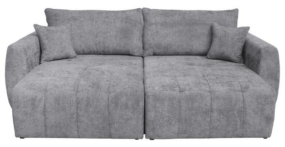 Schlafsofa Bali - Schwarz/Grau, MODERN, Holz/Textil (245/74-90/104cm) - Luca Bessoni