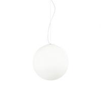 Hängeleuchte Bianco Weiß D: 40 Cm - Weiß, KONVENTIONELL, Glas (40/65/240cm) - Ideal Lux