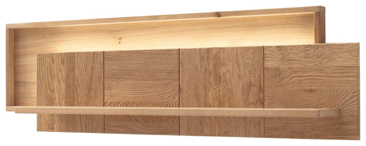 Wandboard Valencia B: 137 cm Eichefarben - Eiche Bianco, Design, Holz/Holzwerkstoff (137/40/26cm) - MID.YOU