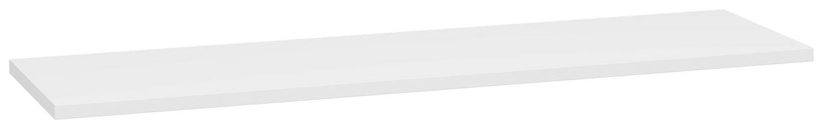 Abdeckboden Sixty-Four 128x35 cm Weiß - Weiß, Trend, Holzwerkstoff (128/2/35cm)