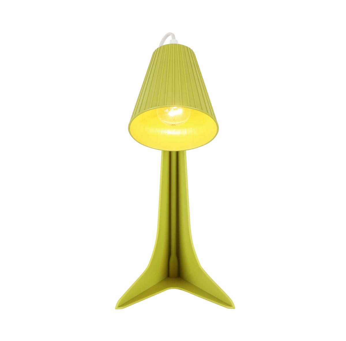 Stolní svítidlo BUNTI - světle zelená, Romantický / Rustikální, plast (15,6/34,3cm) - Modern Living