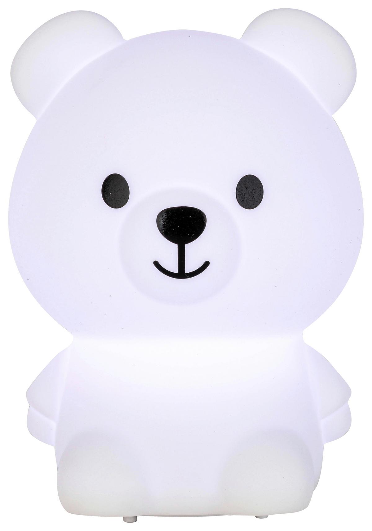 DEKORAČNÍ LED SVÍTIDLO BERLI - bílá, Moderní, plast (6,6/6,6/9,1cm) - Mömax