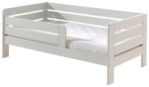 Kinder-/Juniorbett Weiß lackiert 70x140 cm - Weiß, MODERN, Holz/Holzwerkstoff (70/140cm) - MID.YOU