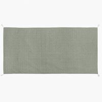 PLÁŽOVÁ PODLOŽKA DOBBY - šalvějově zelená, textil (90/190cm)