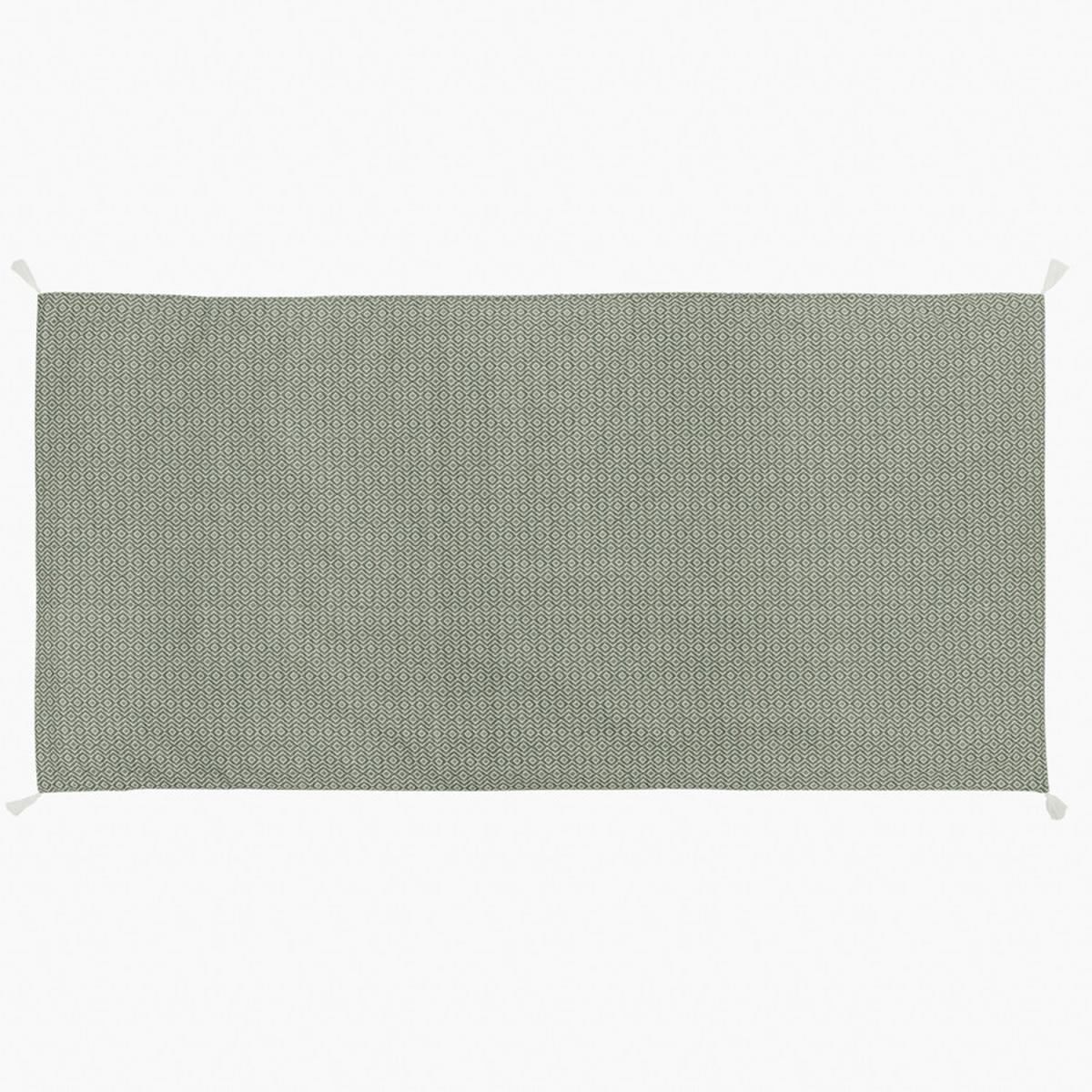 PLÁŽOVÁ PODLOŽKA DOBBY - šalvějově zelená, textil (90/190cm)
