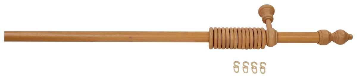 Rundstangengarnitur Benno Holz/eichefarben L: 140 Cm - Eichefarben, KONVENTIONELL, Holz - Ondega