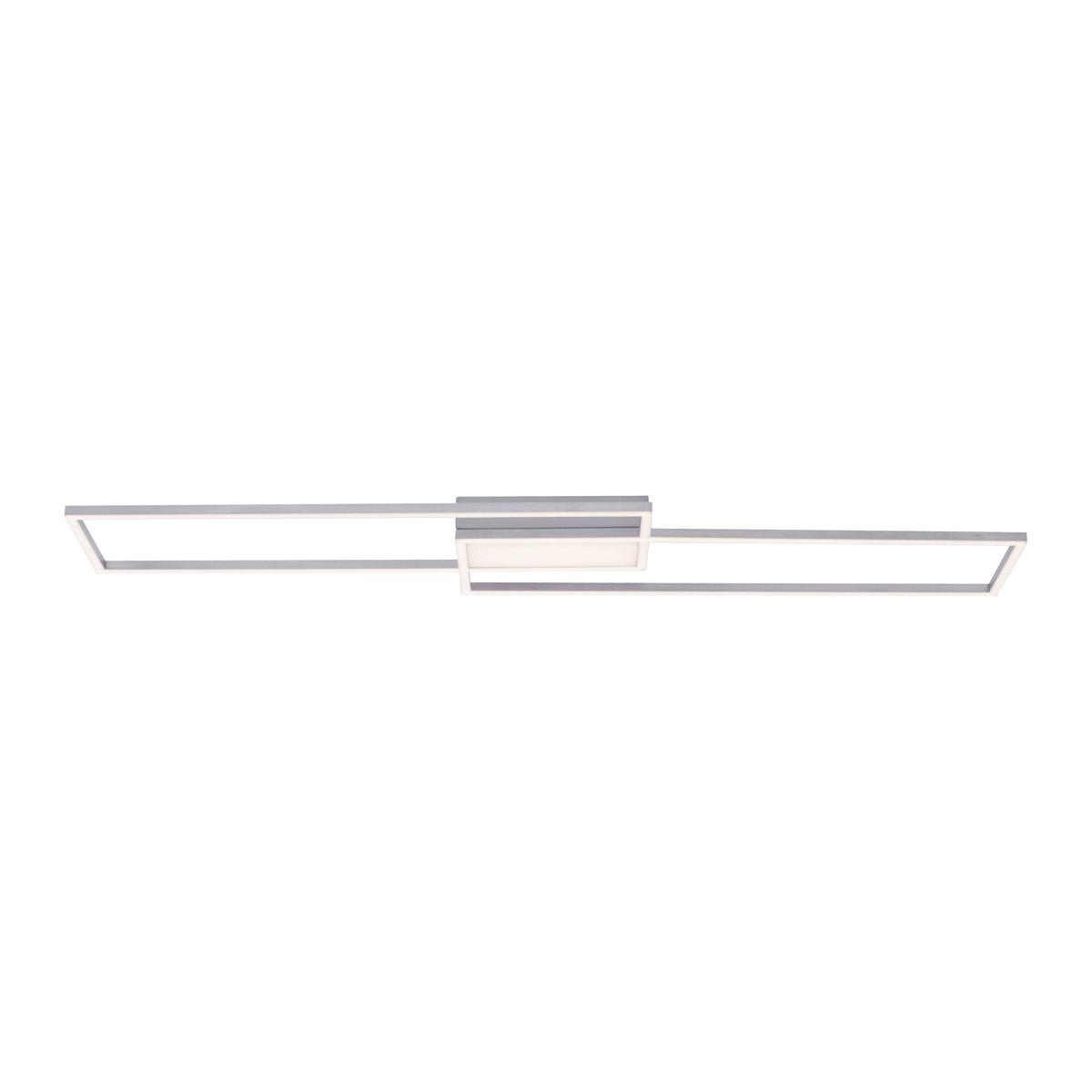 Led-deckenleuchte L: 109,5 Cm Mit 3 Helligkeitsstufen - Silberfarben, Basics, Kunststoff/Metall (109,5/25,5/6cm)