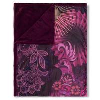 Plaid Miska Rot Bordeaux 130x160 Cm - Bordeaux/Rot, Trend, Textil (130/160cm)