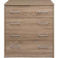 KOMODA ZORA -BP- - Moderní, kompozitní dřevo/plast (75/85/50cm)