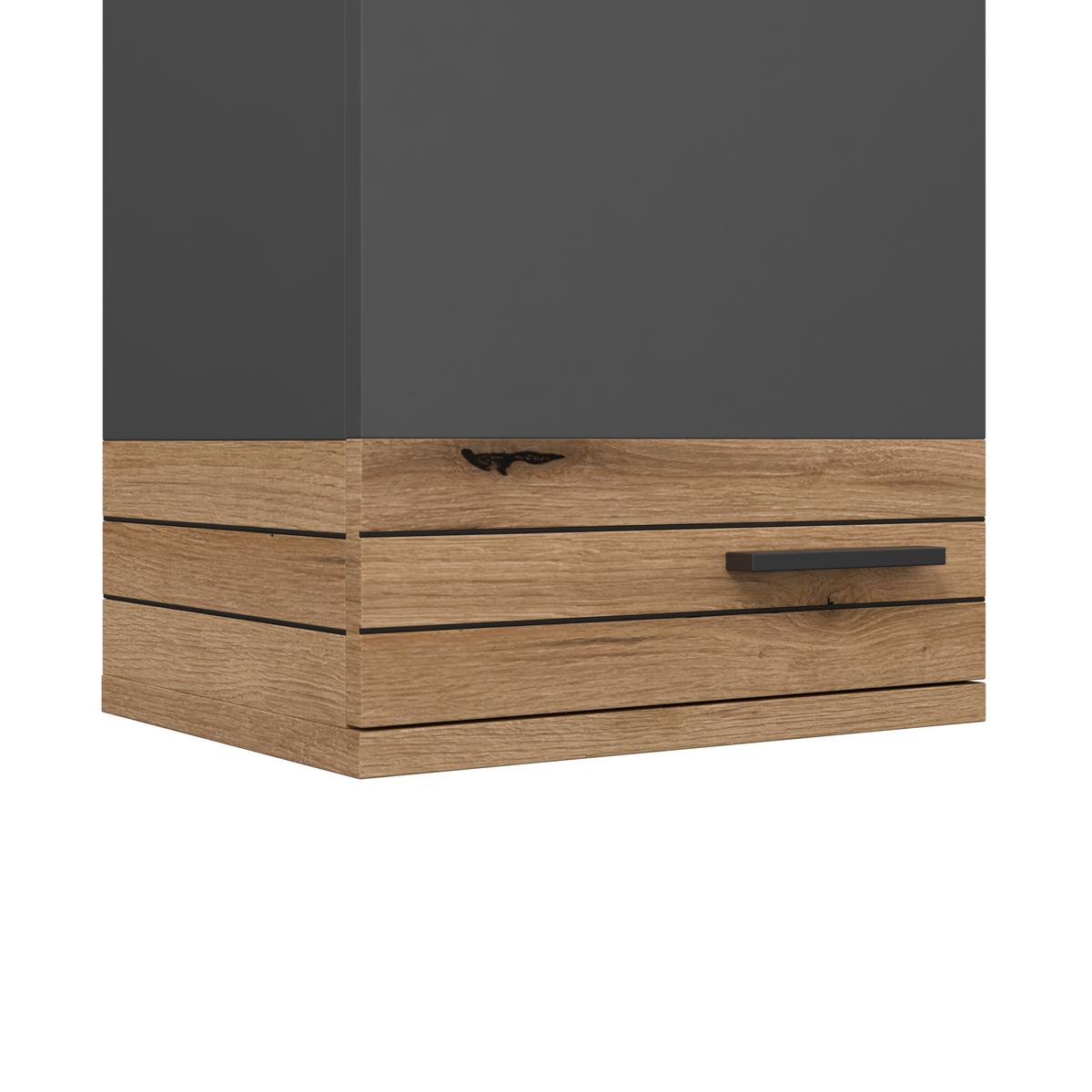 HÄNGESCHRANK COTIA COTLS 3 - Eichefarben/Anthrazit, MODERN, Holzwerkstoff (40/73/30cm) - James Wood