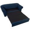 Schlafsofa Cupido - Schwarz/Dunkelblau, Design, Textil (213/86/99cm) - MID.YOU