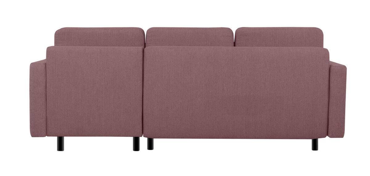 Ecksofa Noret, Beere S: 223x157 Cm - Beere/Buchefarben, Design, Textil (223/157cm) - MID.YOU