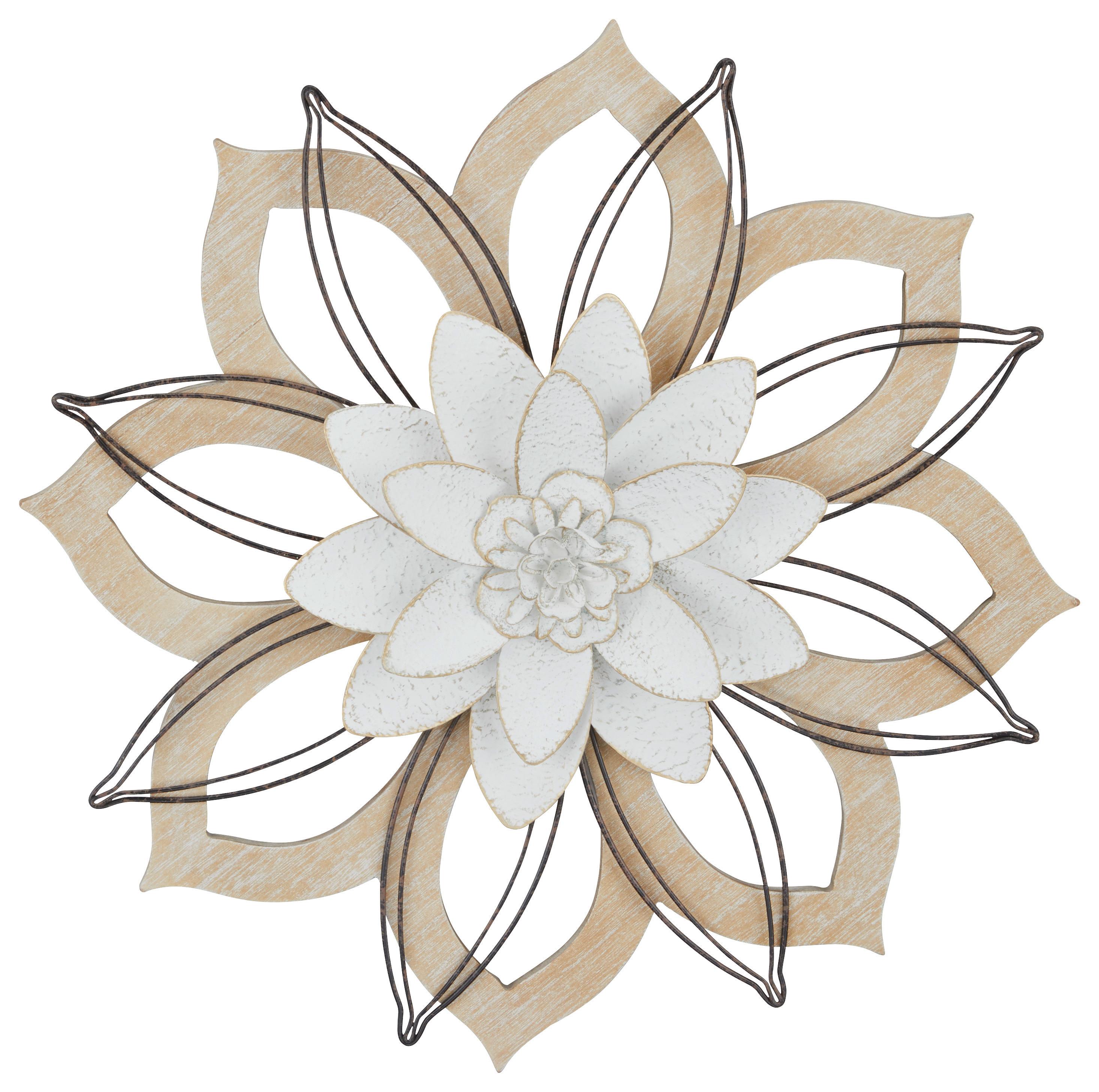 Wanddeko Alina - Goldfarben/Schwarz, Design, Holz/Holzwerkstoff (46/5cm) - James Wood