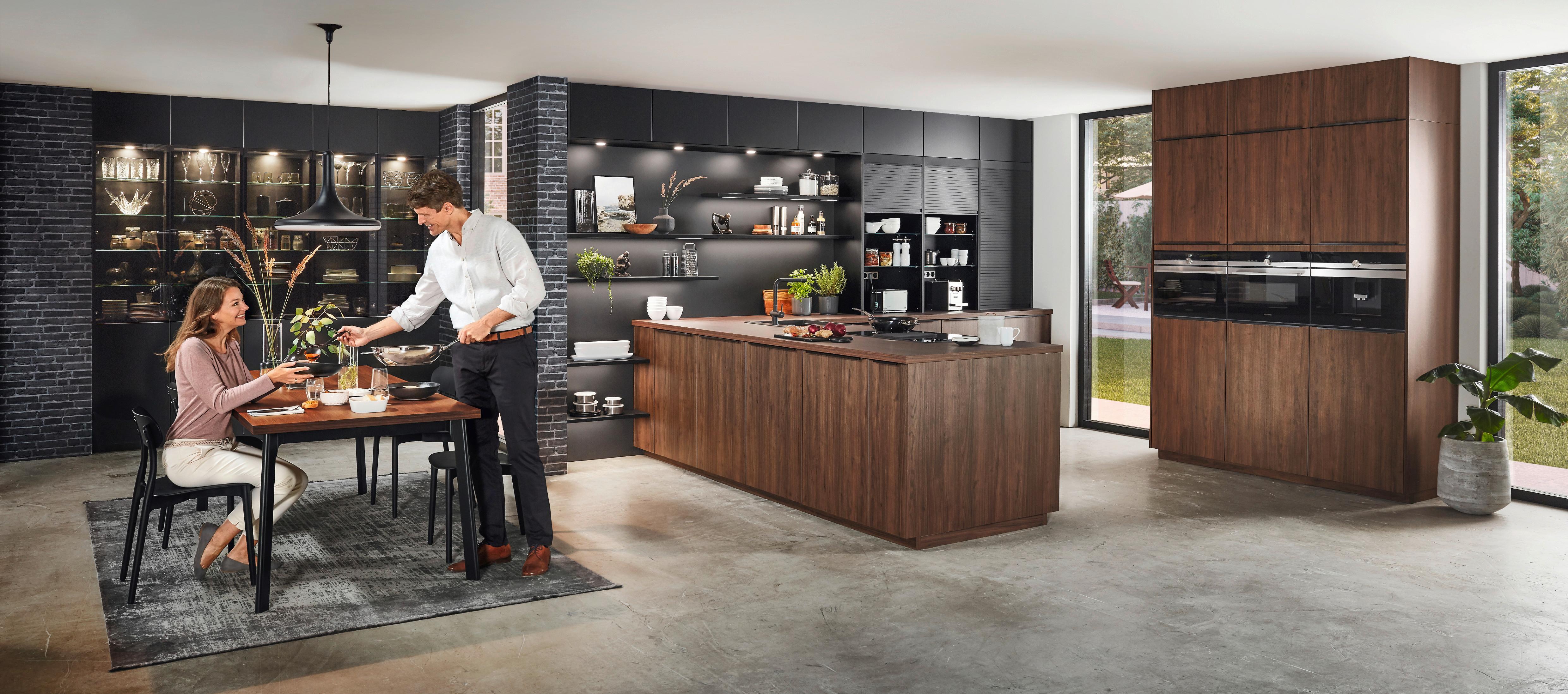 Einbauküche Riga/toronto Frei Planbar Modernes Design - MODERN, Holzwerkstoff - Vertico