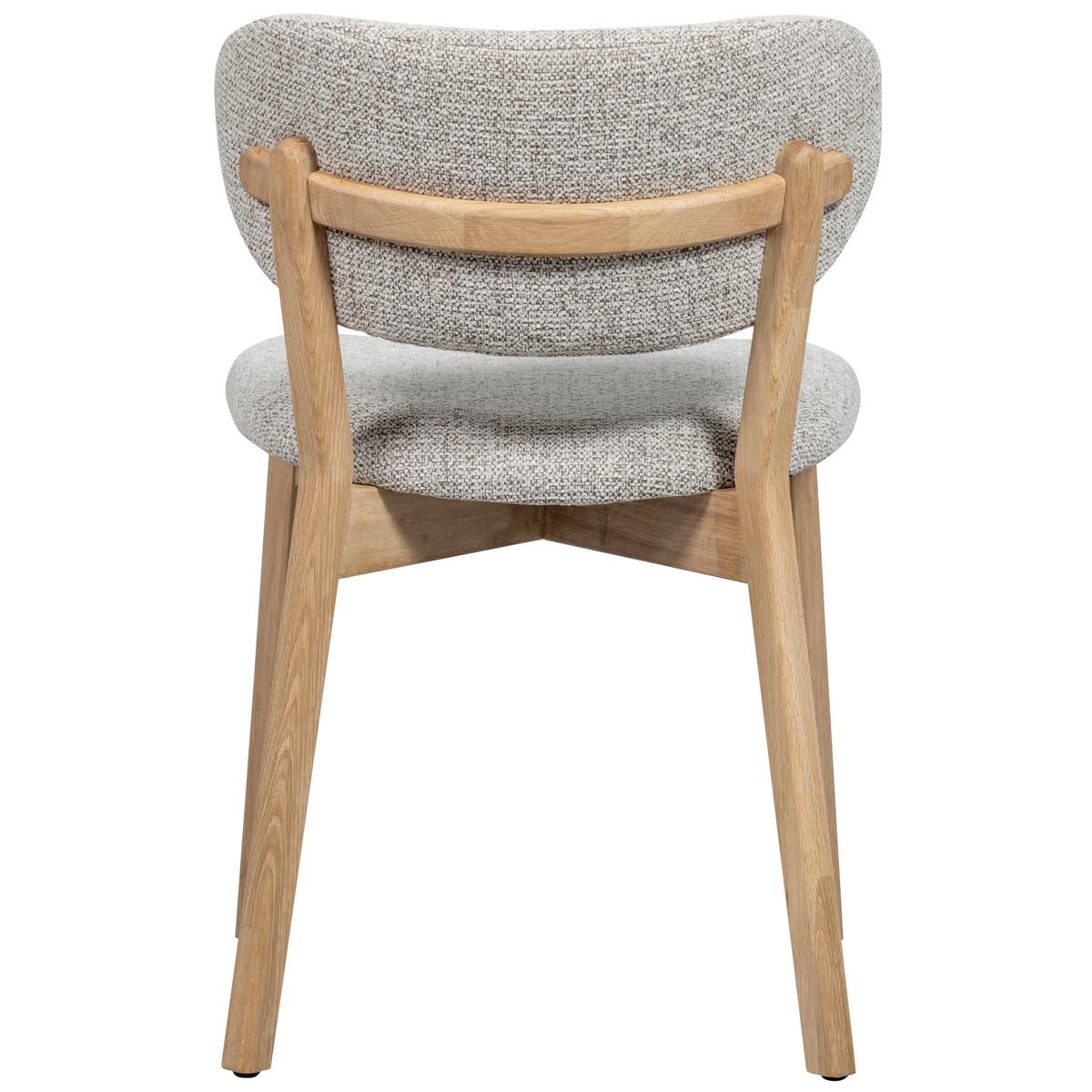 Stuhl-Set Udar Naturfarben B: 51cm - Naturfarben, MODERN, Holz/Textil (51/82/60cm) - Livetastic
