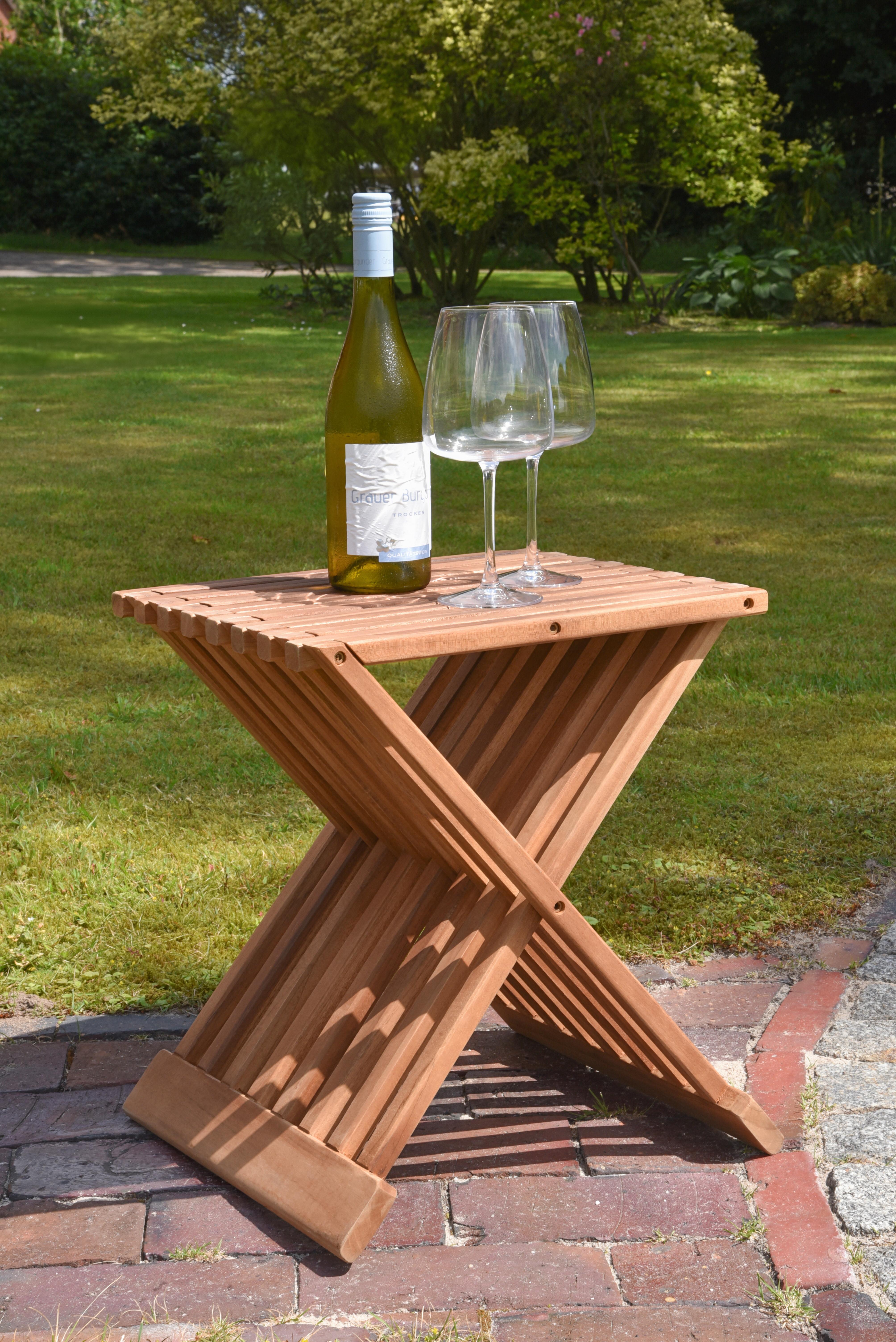 Beistelltisch Fani - Braun, Basics, Holz (39/29/44cm) - Gardenson