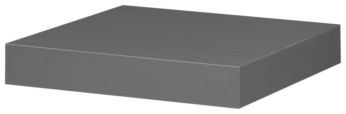 Wandboard Simple B: 23,5 cm Anthrazit - MODERN, Holzwerkstoff (23,5/3,8/23,5cm)