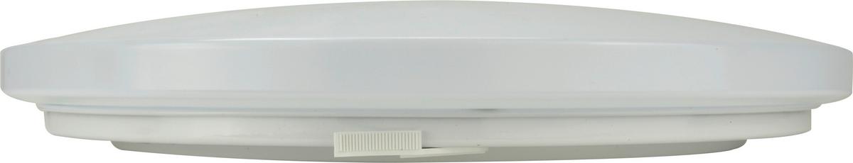 Led-deckenleuchte Ø 33 Cm, Mit Farbtemperaturwechsler - Weiß, Basics, Kunststoff/Metall (33/5,7cm)