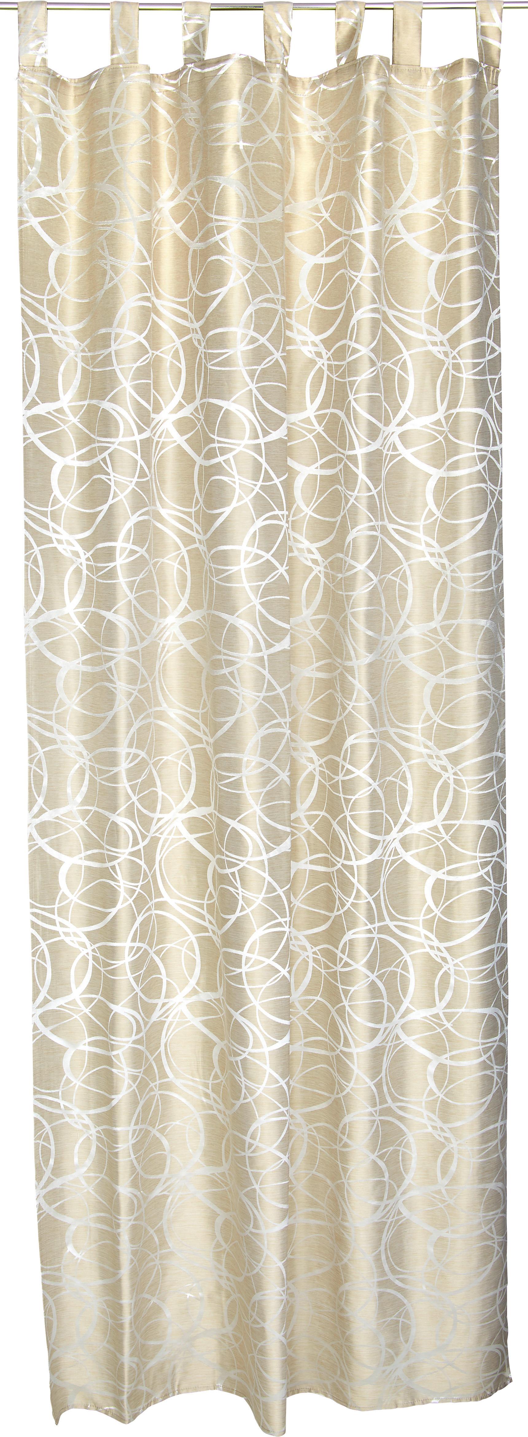 Vorhang Mit Schlaufen Und Band Linda 140x255 Cm Beige