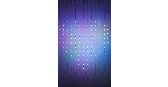 LED-Dekoleuchte Linu - Transparent/Schwarz, Design, Kunststoff (140/140cm) - Luca Bessoni