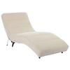Relaxliege Romeo Webstoff Beige, B: 73 cm - Beige/Schwarz, MODERN, Holz/Textil (73/83/166cm)