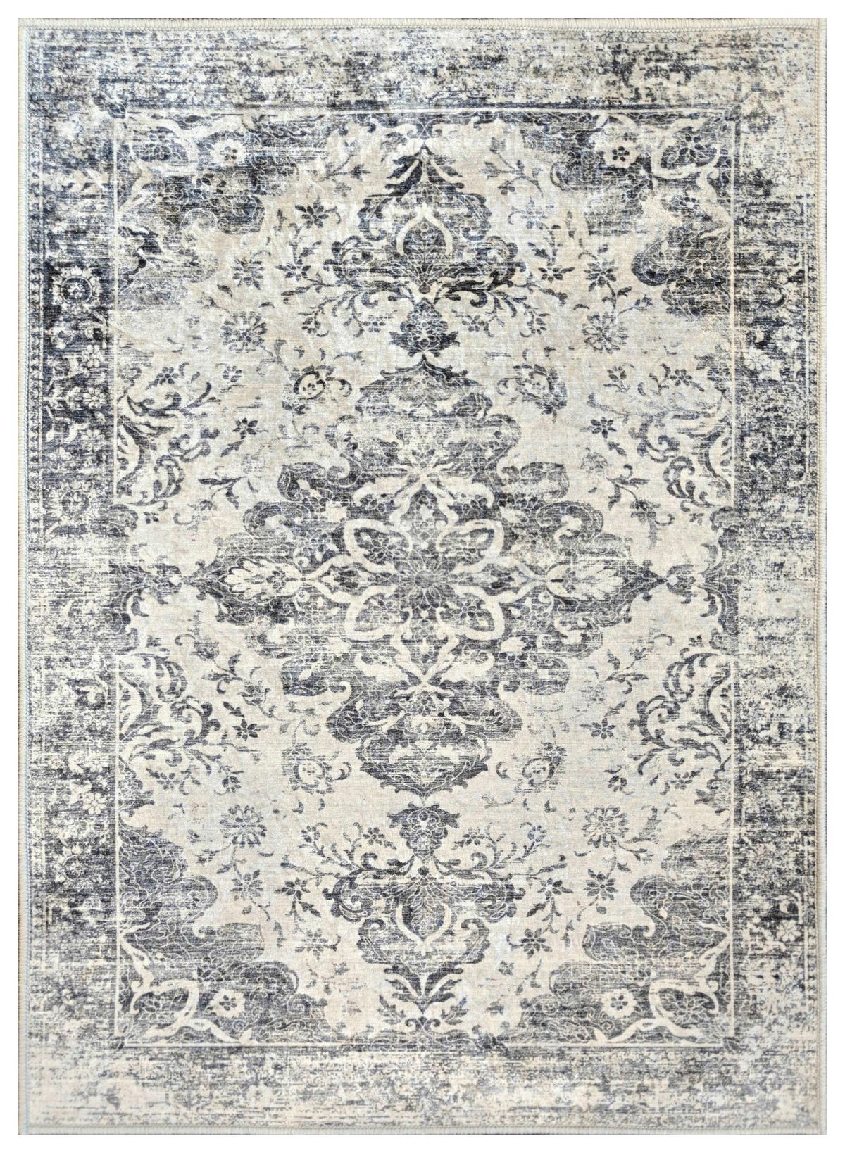 Teppich Nura - Grau, MODERN, Textil (120/170cm) - Ondega