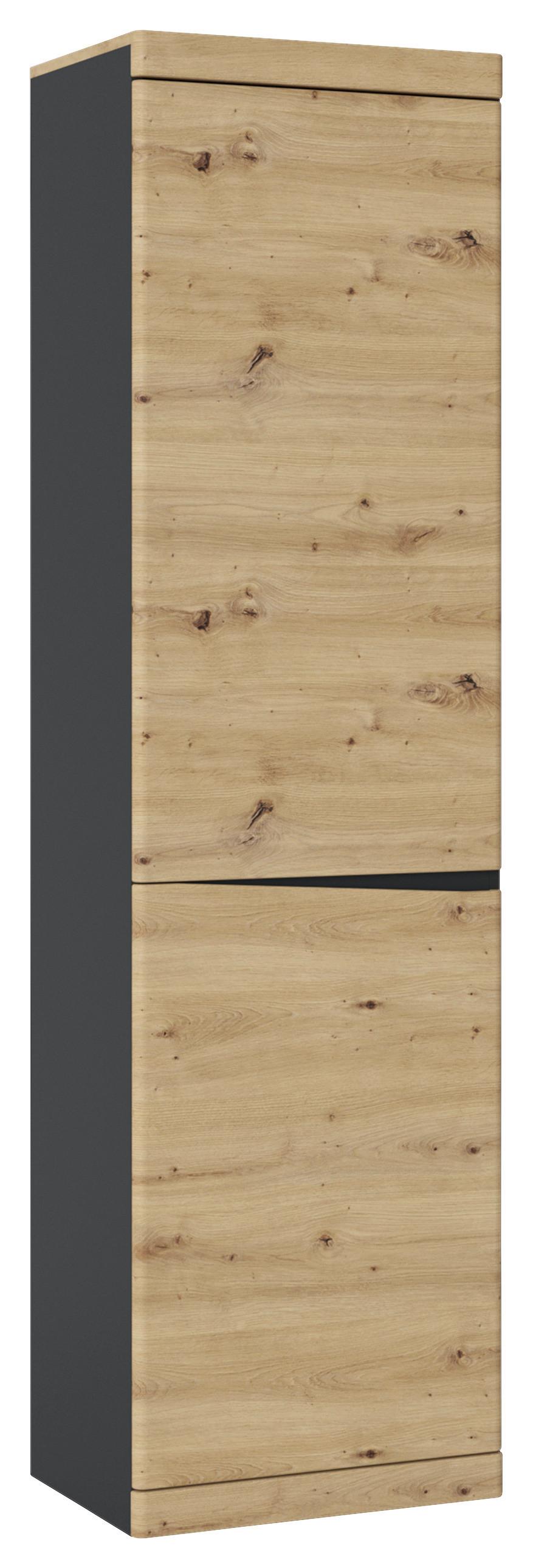 Schrank Turino Eiche Artisan Anthrazit B: 54 cm