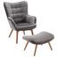 Relaxační Křeslo Merlin - šedá, Moderní, dřevo/textilie (71/98/80cm) - Mömax modern living Relaxační Křeslo Merlin - šedá, Moderní, dřevo/textilie (71/98/80cm) - Mömax modern living