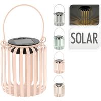 SOLARLEUCHTE HZ1231430 - Hellgrau/Altrosa, Basics, Metall (9,5/9,5/11,5cm)