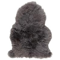 OVČIA KOŽUŠINA Emma, 60/45cm, svetlosivá - svetlosivá, textil (45/60cm) - Modern Living
