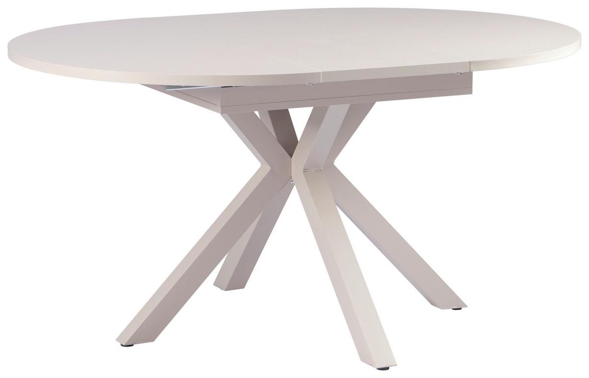 Esstisch Bozan AZ Kaschmir L: 110-150 cm - Kaschmir, MODERN, Holzwerkstoff/Metall (110/150/110/76cm) - Livetastic