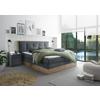 Boxspringbett Mit Topper, Bettkasten 180x200 Preston - Anthrazit, MODERN, Holz/Holzwerkstoff (180/200cm) - Livetastic