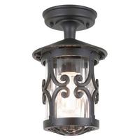 Außendeckenleuchte Bl13a-Black - Schwarz, KONVENTIONELL, Glas/Metall (15/26cm) - Elstead Lighting