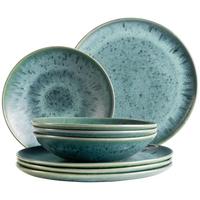 Tafelservice Carellia Blau, 8-Teilig - Blau, Trend, Keramik - Mäser