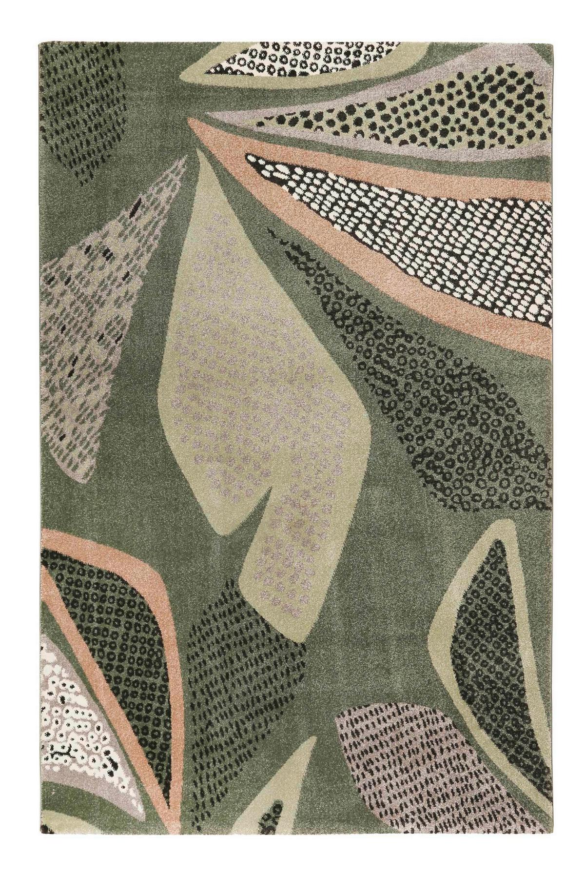 Webteppich Hazel - Grün, KONVENTIONELL, Textil (80/150cm) - Esprit