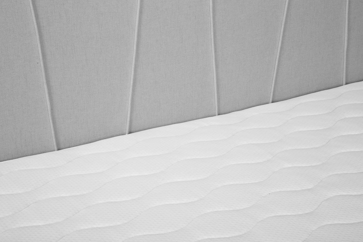 Boxspringbett Mit Topper 140x200 Cm Wels, Grau - Schwarz/Grau, MODERN, Textil (140/200cm) - MID.YOU