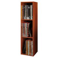 Regál na vinylové desky Platto ořech - barvy ořechu, Konvenční, kompozitní dřevo (34/115/29cm) - MID.YOU