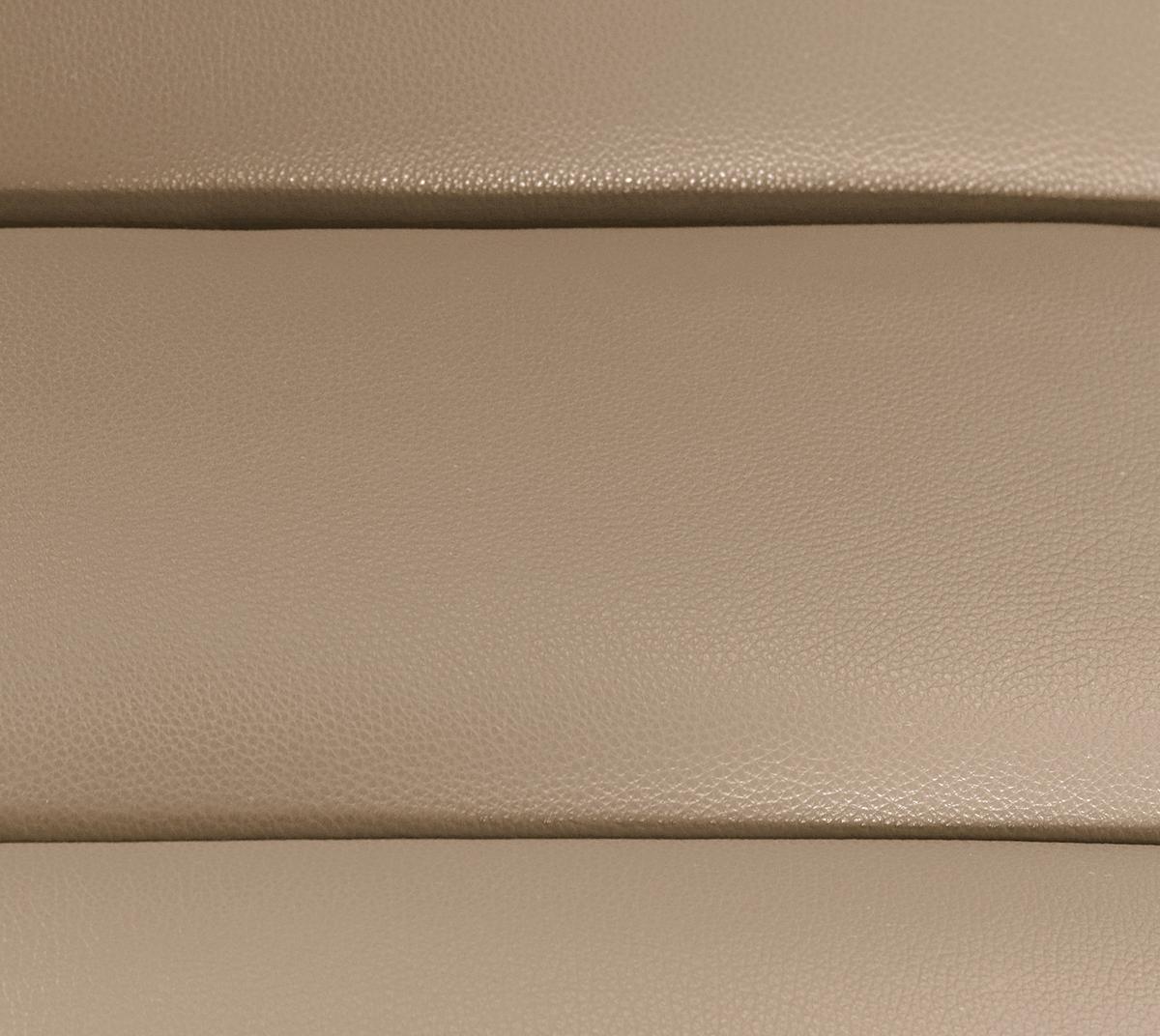 Relaxliege Swing Silver Braun B: 65 cm - Silberfarben/Braun, Design, Leder (65/65-95/171cm) - Livetastic