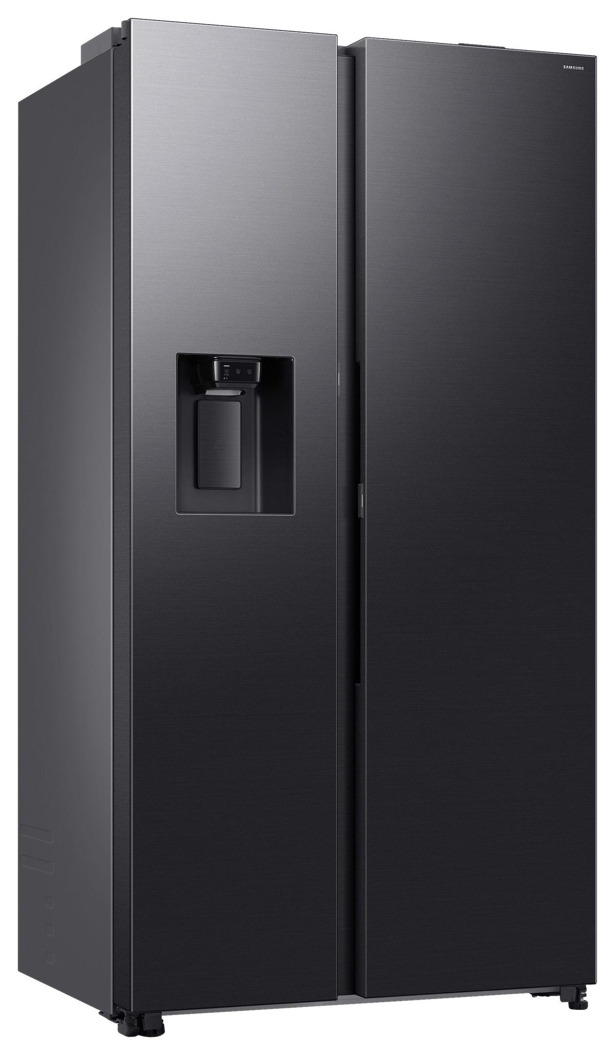 Side-by-side Rs80f67kcfef Eekl: C,  No-Frost - Schwarz, Basics, Glas/Kunststoff (91,2/178/72,6cm) - Samsung