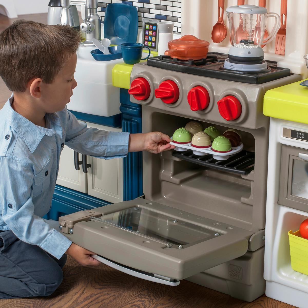 Kinderküche 8675kr - Multicolor, KONVENTIONELL, Kunststoff (167/127/35,6cm) - Ambia Garden