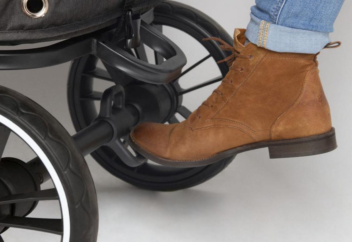 BOLLERWAGEN KLAPPBOLLERWAGEN CRUISER - Anthrazit, Basics, Kunststoff/Metall (118/64/64cm) - Pinolino