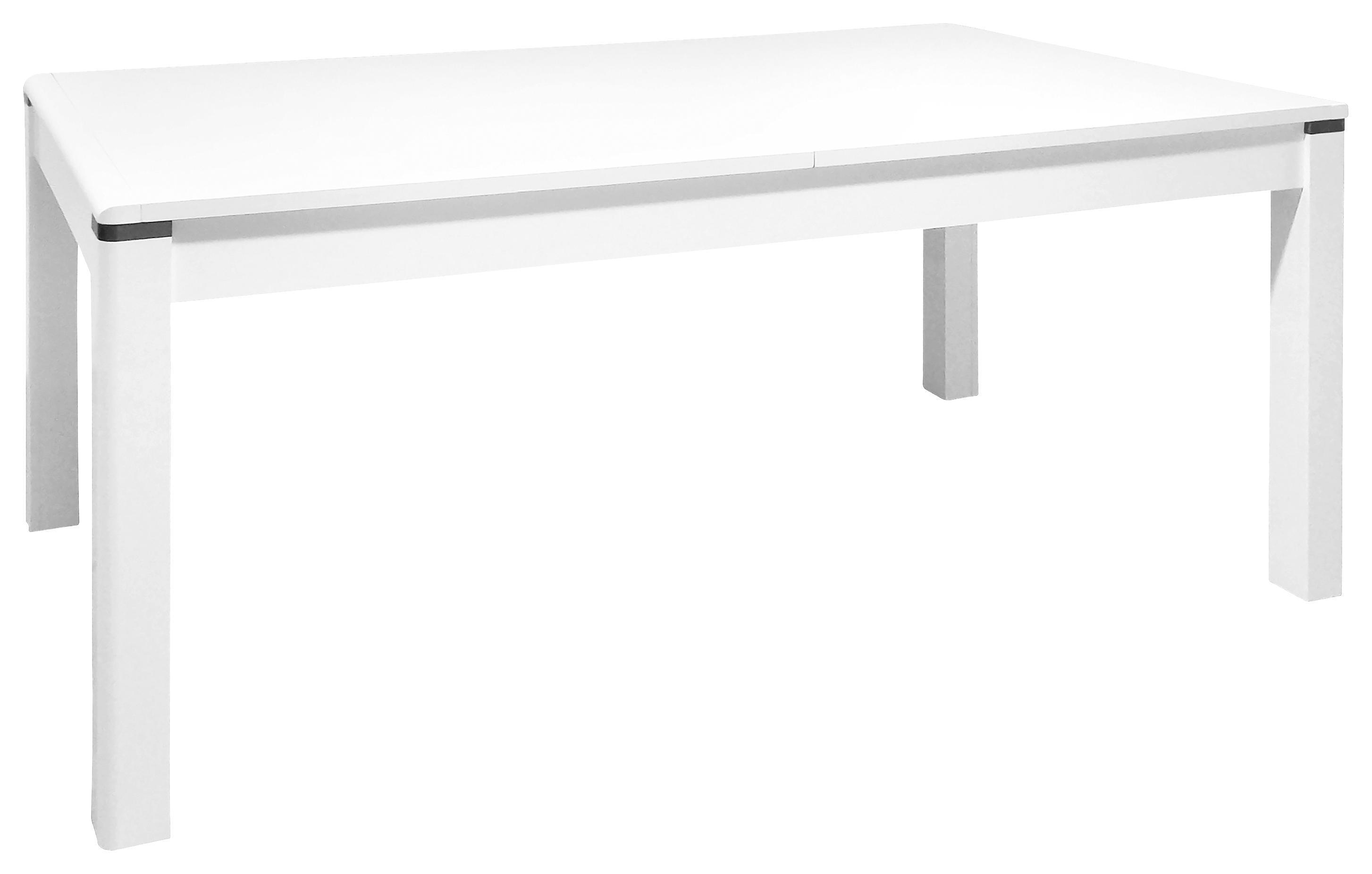 Esstisch Newport 160/238cm Weiss - Weiß, MODERN, Holzwerkstoff (160/238/75/90cm)