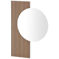 Wandspiegel Hank 800 Akustik - Eichefarben, Design, Glas/Holzwerkstoff (79,5/10,9/3cm) - MID.YOU