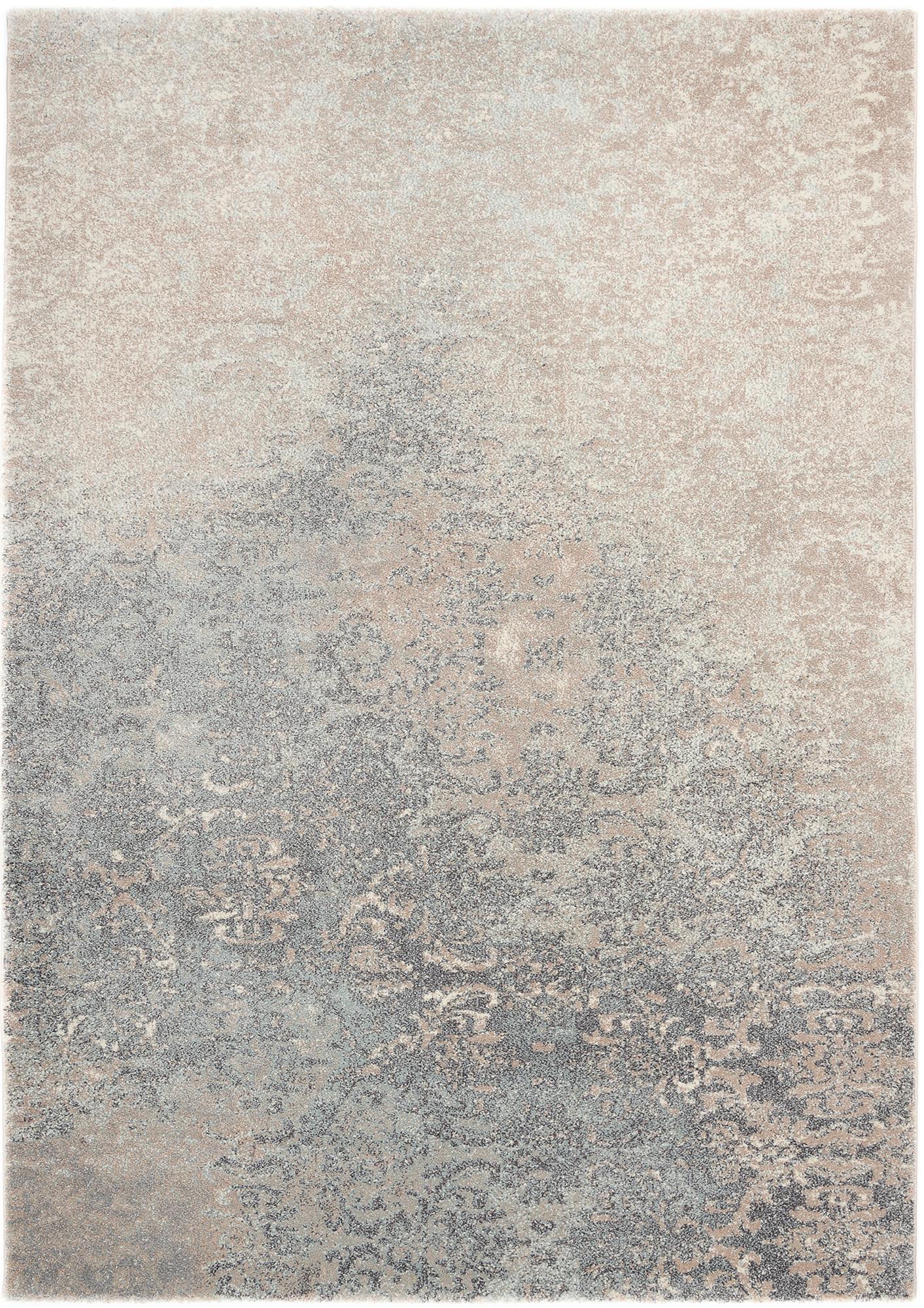 Vintage-Teppich Palermo - Türkis/Braun, Basics, Textil (160/230cm) - Novel