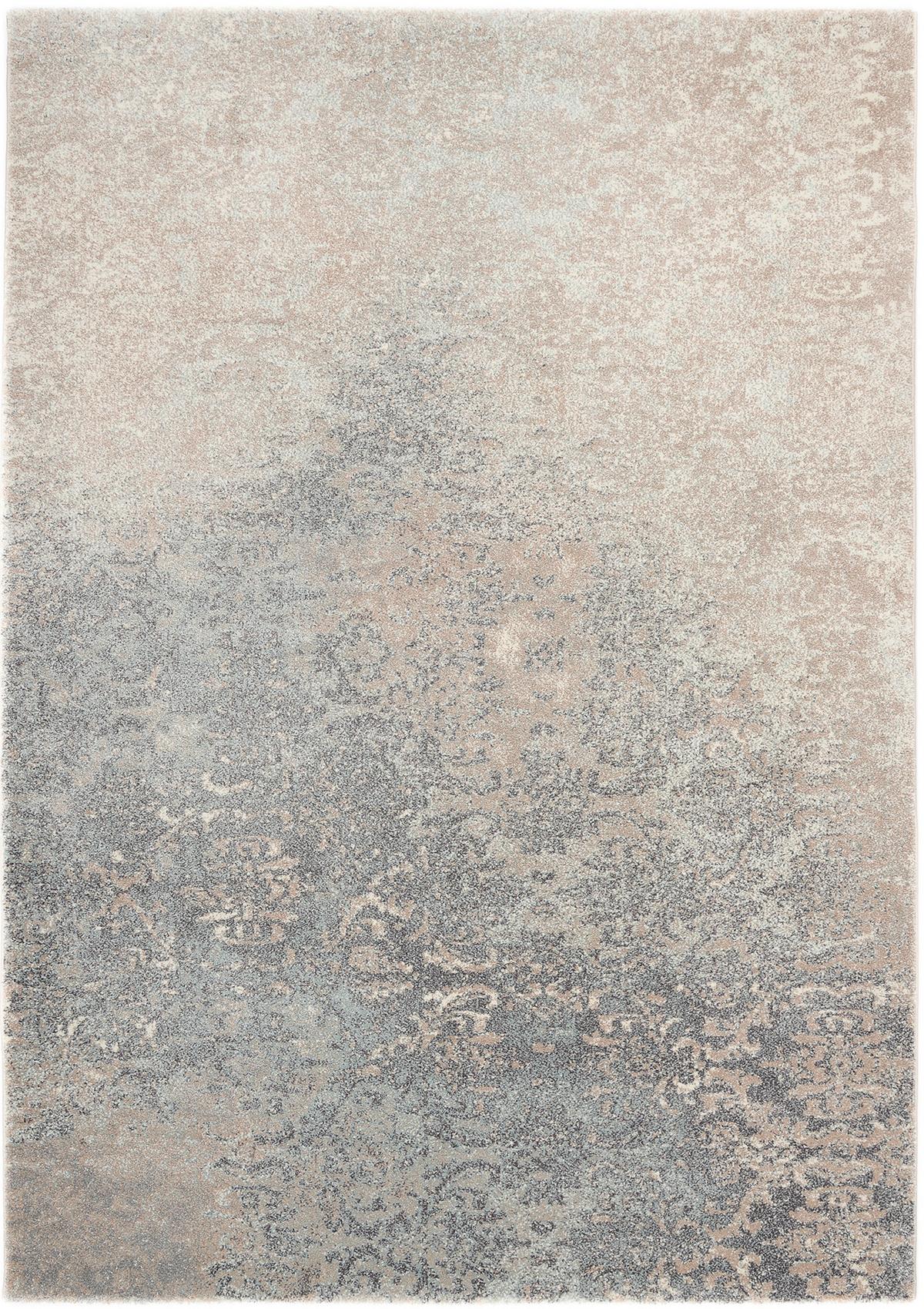 Vintage-Teppich Palermo - Türkis/Braun, Basics, Textil (160/230cm) - Novel