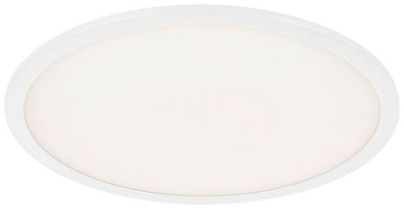 LED-Deckenleuchte Maria - Weiß, MODERN, Kunststoff/Metall (40/5cm) - Luca Bessoni