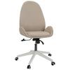 Drehstuhl Avea i mit Wippfunktion Beige - Beige/Weiß, Basics, Kunststoff/Textil (56/104/58cm) - MID.YOU