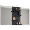 Badspiegel Budasi Bxh 112x59 Cm - Schwarz, MODERN, Holzwerkstoff (112/59/11,5cm) - MID.YOU