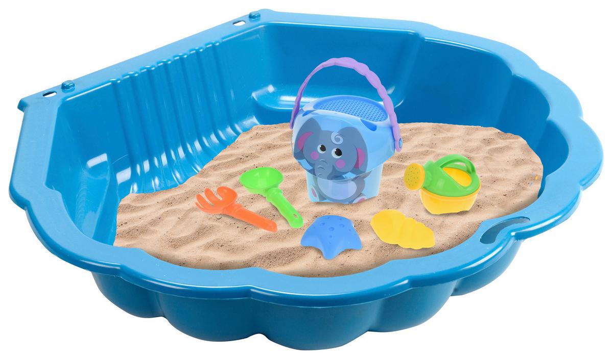 Homokozó Sandy - világoskék, Konventionell, műanyag (88/21/102cm)